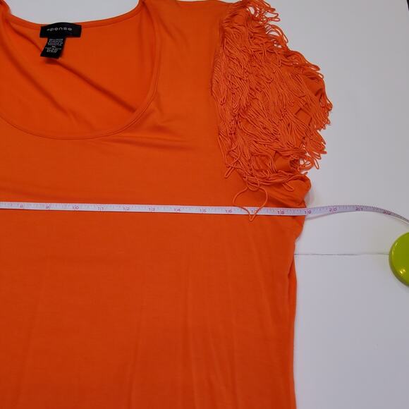 SPENSE WOMEN'S FRINGED TOP. SIZE XL - Picture 3 of 7